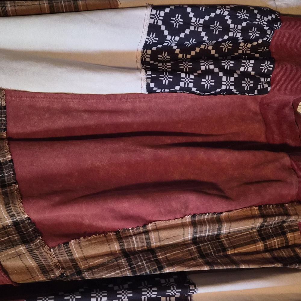 Gilded Intent Patchwork Sweatshirt - image 3